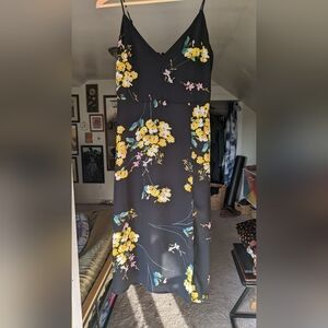 Black Floral Dress